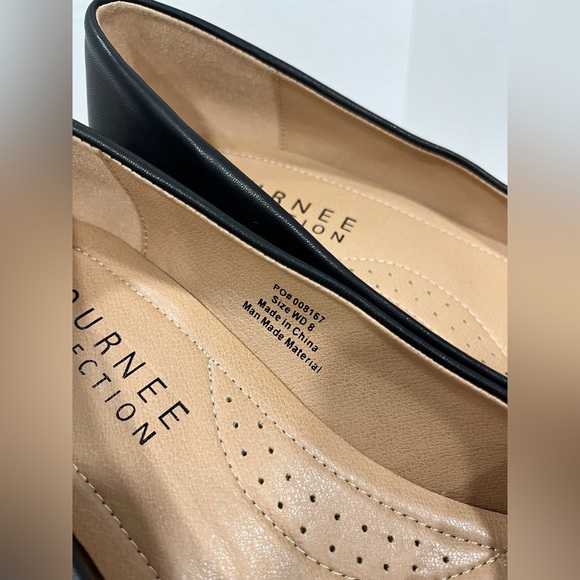 Journee Collection‎ Womens Saar Block Heel Pumps. 8W. Black - Picture 8 of 8